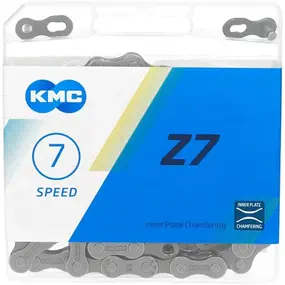 Цепь Z7 KMC 1/2"х3/32" 116звен., для 5-7 скор., с замком CL573R 2