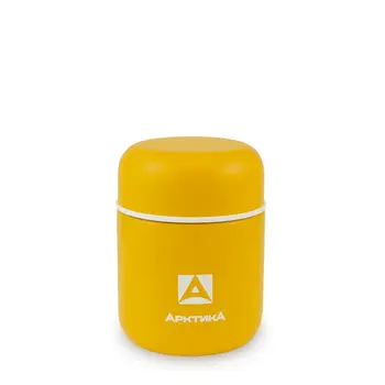Термос Арктика 411-280 с широким горлом, желтый 0.28 yellow 1
