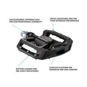 Педали Shimano GR500, топталки, цв. черный 2