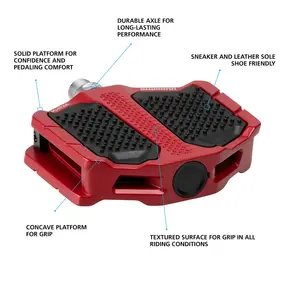 Педали Shimano EF205, red n/a red 2