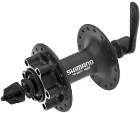 Втулка передн, Shimano M475, 36 отв, 6-болт, QR, черн,EHBM475AL5 1