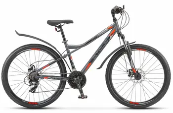 Велосипед STELS Navigator 510 MD 26 (14, антрацитовый/красный, разобранный, в коробке) 1