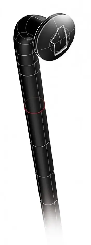 Спица Mach1 Galva, black 2x276mm black 1