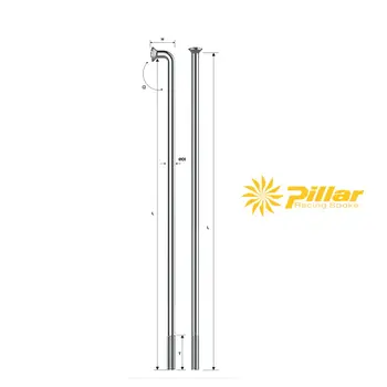 Спица Pillar P14 x 294мм J-bend, серебристый 1