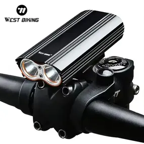 WEST BIKING, водонепроницаемый двойной фонарь T6 1