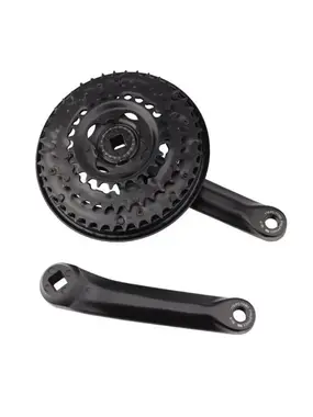 Система Shimano TY301, 170мм, 48/38/28T,черн,б/упДлина шатуна: 170 мм, 2