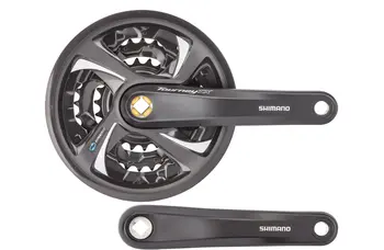 Шатуны Shimano Tourney FC-TX801 42/32/22T 170 мм чёрные 1