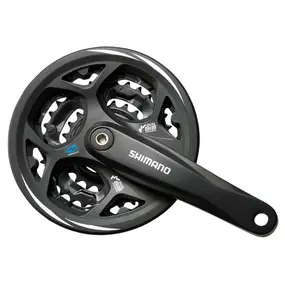 Система Shimano Altus, FC-M311, черн, 170мм, защ, Кв, 48/38/28TEFCM311C888CL 1