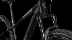 Велосипед Cube Aim Race 29" 2024 (чёрн/лазурн) 20" 5