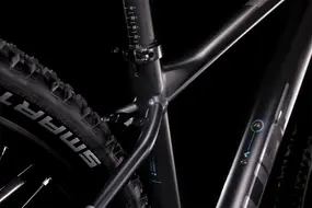Велосипед Cube Aim Race 27,5" 2022 (чёрн/лазурн) 16" 3