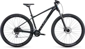 Велосипед Cube Aim Race 27,5" 2022 (чёрн/лазурн) 16" 5