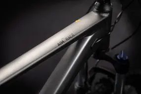 Велосипед Cube Aim Race 27,5" 2021 (серо/оранж) 16" 1