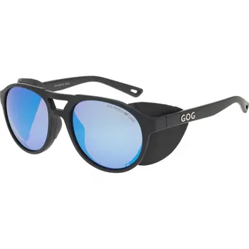 Очки GOG E410-2P Polarized (Линза: reflex white/blue) n/a matt black 1
