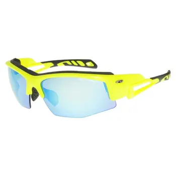 Очки-маска Goggle T672-3 (Линза: polychromatic white/blue) n/a matt neon yellow/gray 1