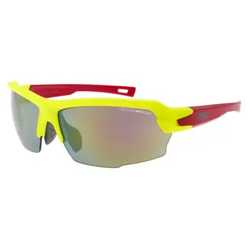 Очки-маска Goggle T331-3 (Линза: red mirror) n/a matt neon yellow/red 1