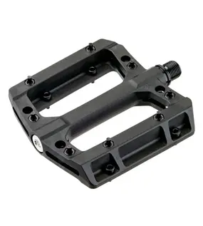 Педали VP-532 9/16D Black (112х107мм, нейлон, со сменными шипами 16шт, пром.подшипники) 1