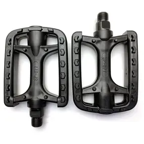 Педали Longus, MTB, пластик, насыпн. подш., черные 1