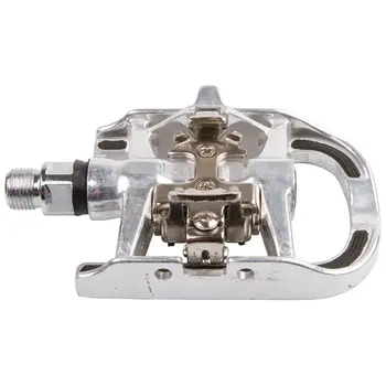 Педали алюминиевые M-Wave DRAG-T2 Сr-Mo ось SHIMANO SPD-совместимые n/a silver 1