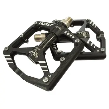 Педали алюминиевые Horst H578 на промподшипниках, ось Cr-Mo+Carbon n/a black 1