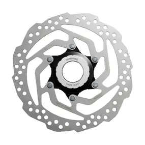 Тормозной диск (ротор) Shimano SM-RT10-2 180mm center lock, с lock ring, только для пласт 180mm silver 1