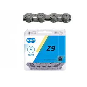 Цепь Z9 KMC 1/2"x11/128" 116 звеньев, для 9 скор., с замком CL566 1