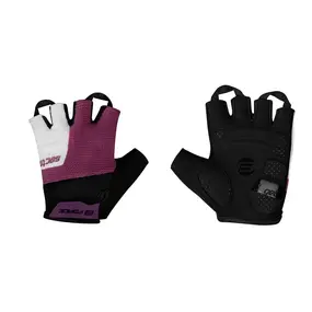 Велоперчатки короткие Force Wms Sector Gel, black/purple M black/purple 1