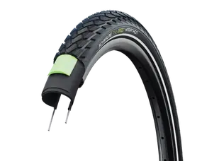 Покрышка Schwalbe, MARATHON, 28x1.75 (47-622), GreenGuard, 985гр, Black-Reflex 4