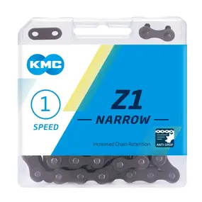 Цепь KMC, Z1 NARROW, 1/2"x3/32", 1ск., 112зв., BOX 2