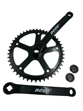 Шатуны NECO NSS-1001 46T, сталь, 170мм, 1/2 * 1/8, чёрный 1