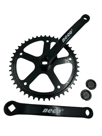 Шатуны NECO NSS-1001 46T, сталь, 170мм, 1/2 * 1/8, чёрный 1