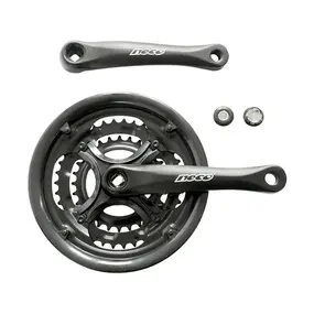 Шатуны NECO NSA-3002 28/38/48T, алюм, 170мм, чёрный 1