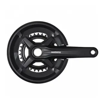 Система шатунов Shimano FC-MT210-B (черный/175мм 36-22 с защитой) 2