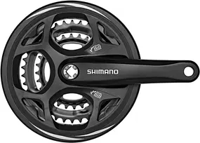 Система шатунов Shimano FC-M311 (черный/170мм 42-32-22 с защитой) 1
