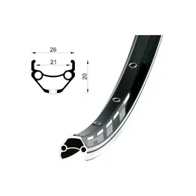 Обод Remerx, HIT 21, 559X21, BA+GBS, 28отв. AV, rim brake, черный 1