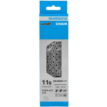 Цепь 11ск. Shimano XTR/Dura-Ace CN-HG901-11 116 звеньев с замком 11 silver 1