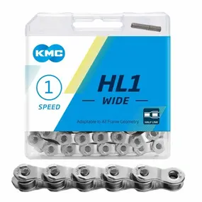 Цепь KMC HL1-W (100 зв., серебристый) 1