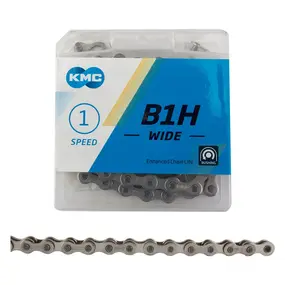 Цепь KMC B1H х 114 звеньев. Односкоростная. KMC 2019. Gray 1
