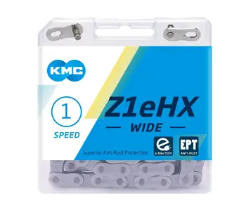 Цепь KMC Z1eHX Wide EPT, 1ск, 100 зв., 1/2x1/8 1