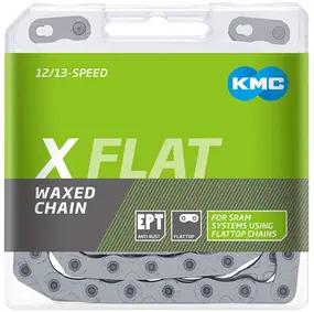 Цепь KMC X Flat EPT 12/13ск. (126 зв., серебристый) 1