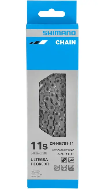 Цепь Shimano HG701, 11ск. 116 зв. замок цепи sm-cn900-11 (1шт), ROAD/MTB/E-BIKE совмест, 1