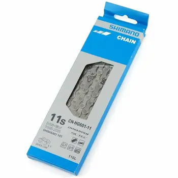 Цепь Shimano HG601, 11ск. 116 зв., замок цепиROAD/MTB/E-BIKE совмест. 1