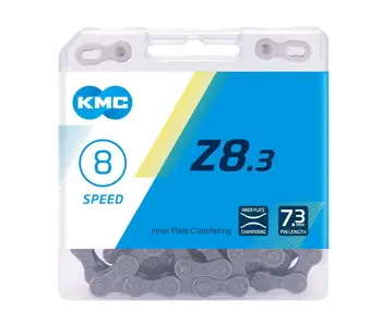Цепь для велосипеда KMC Z8 114 звеньев с замком / 5-303701 1