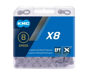 Цепь для велосипеда KMC X8 1/2"X3/32"X114L EPT 1