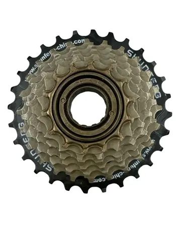 Трещотка SunRun FW-M728, 7ск, 14-28T, коричневый/чёрный 1