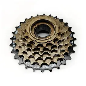 Трещотка SunRun FW-M628, 6 передач, 14-28T, коричневый/чёрный 1