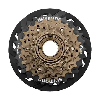 Трещотка Shimano TZ500, 6ск, 14-28Т, с защитой 1
