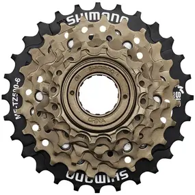 Трещотка MF-TZ500-CP SHIMANO 6 скоростей, 14-28 зубьев, с защитой цепи 1