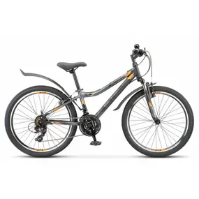Велосипед Turbo 410 24V (12" Черный/Серый/Оранжевый) 1