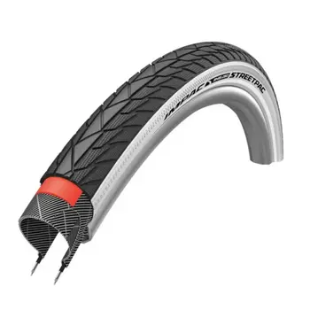 Велосипедная покрышка IMPAC, STREETPAC, 47-622, Puncture Protection, Black-Grey-Reflex 1