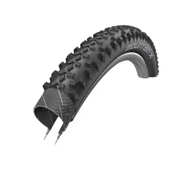 Велосипедная покрышка XLC, MOUNTAINX, 54-622, Black-Reflex 1